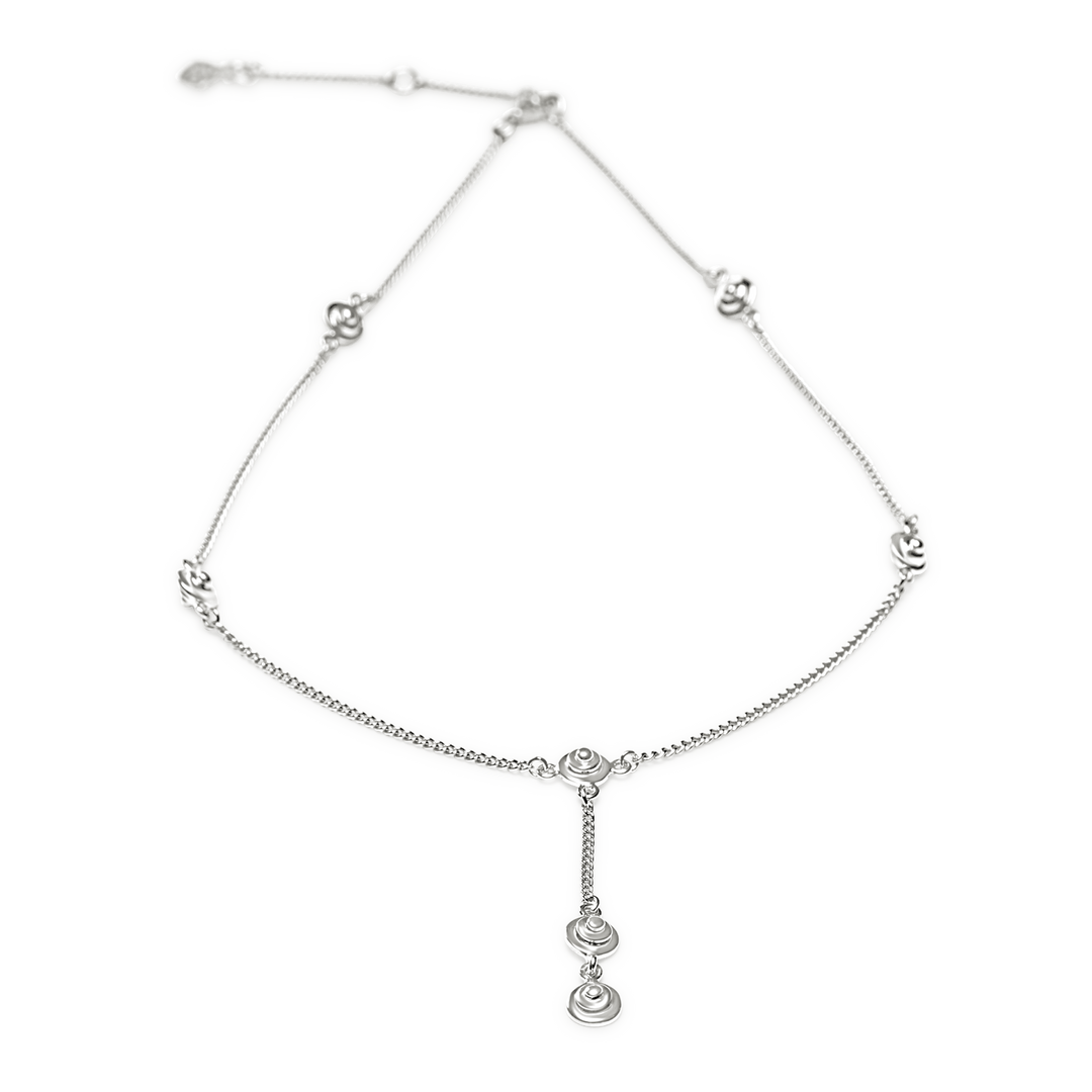 Coya Drop Choker, silver - I N Ï B O