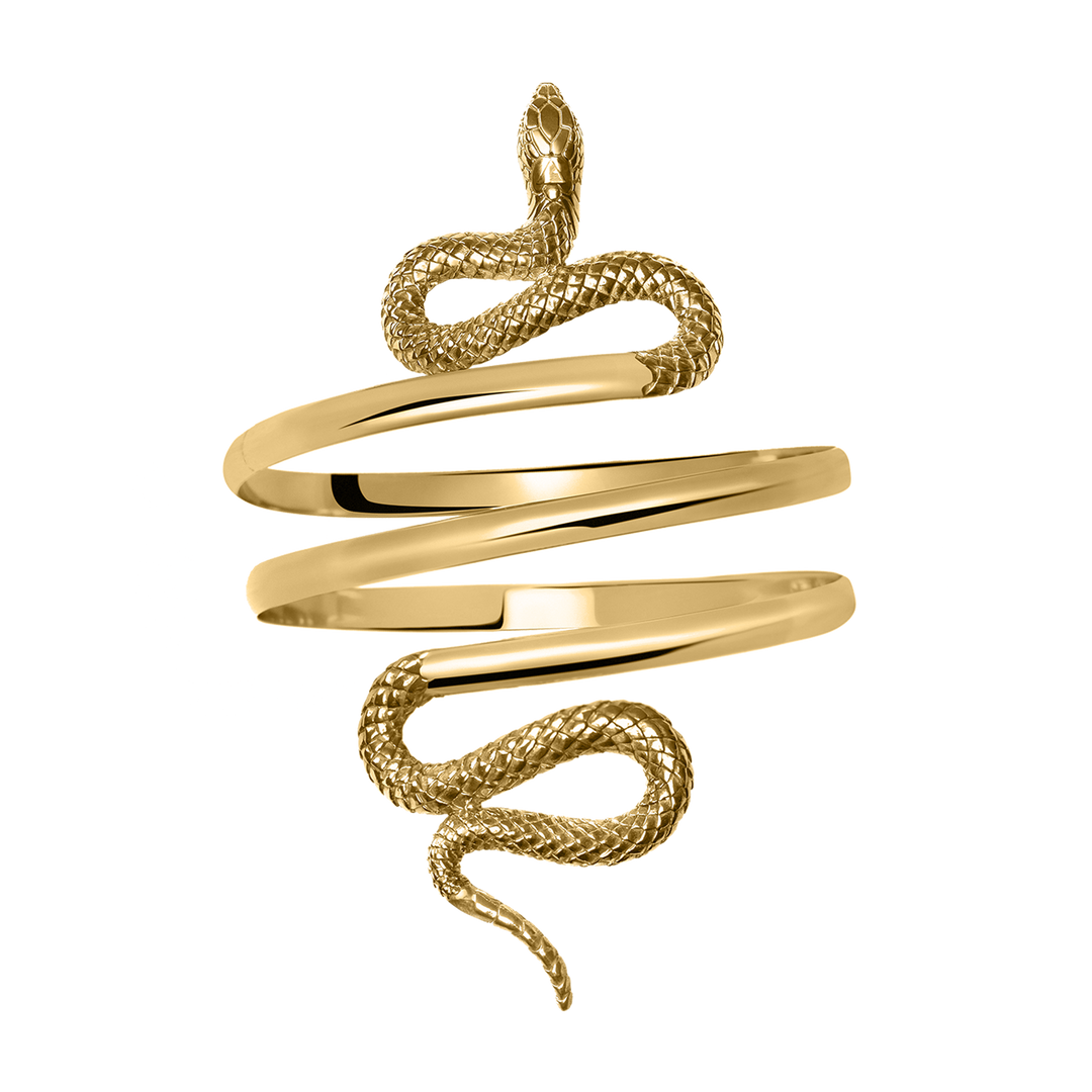 Electra Serpent Armlet, gold plated - I N Ï B O