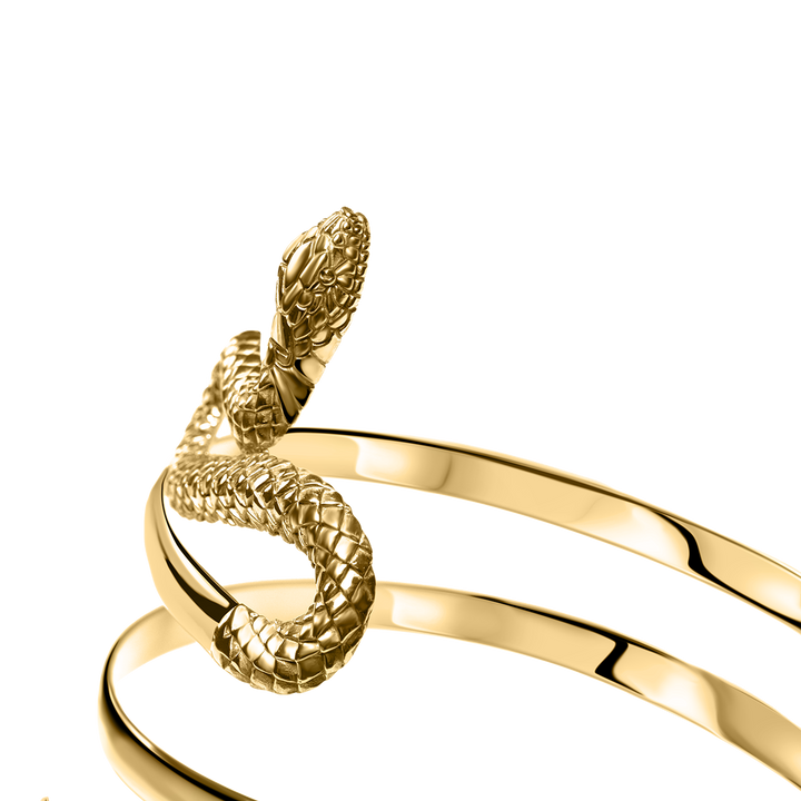 Electra Serpent Armlet, gold plated - I N Ï B O
