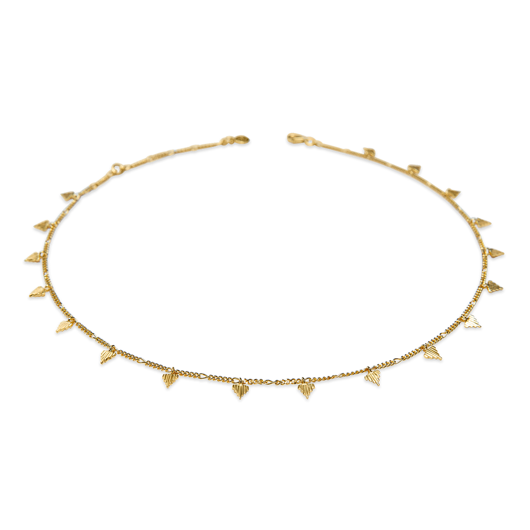 Ella Charm Necklace, gold vermeil - I N Ï B O