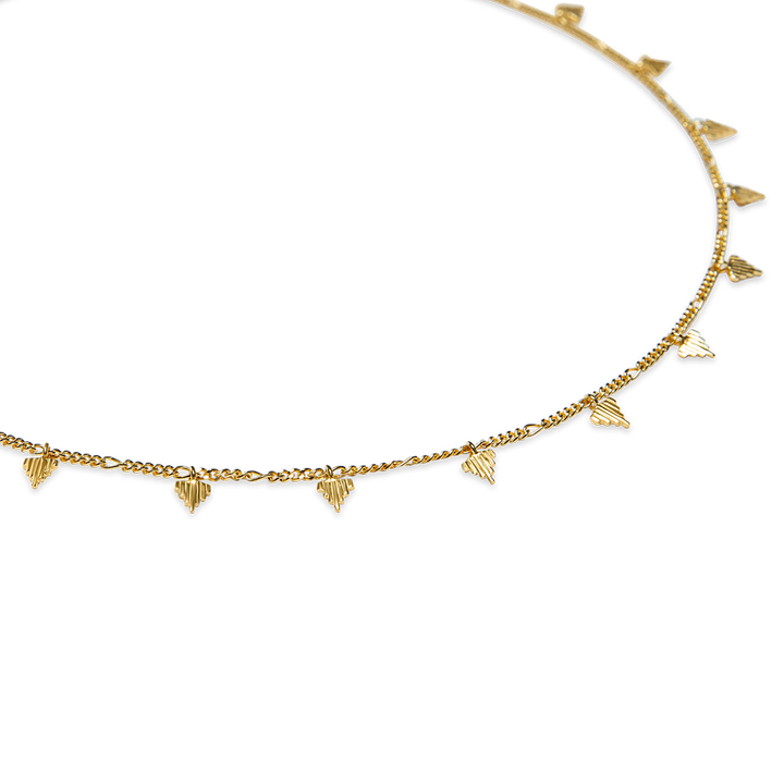 Ella Charm Necklace, gold vermeil - I N Ï B O
