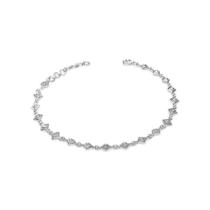Issa Anklet, silver - I N Ï B O
