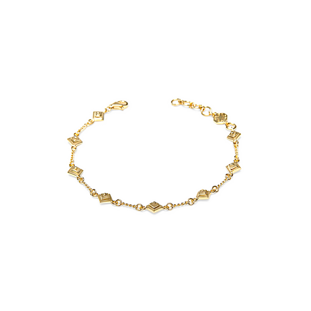 Issa Chain Bracelet, gold vermeil - I N Ï B O