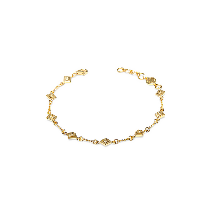 Issa Chain Bracelet, gold vermeil - I N Ï B O