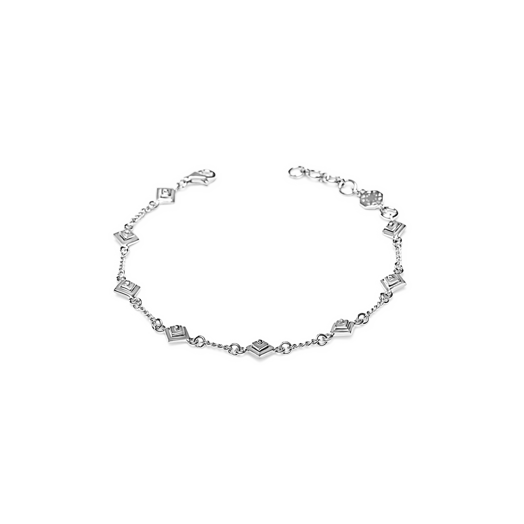 Issa Chain Bracelet, silver - I N Ï B O