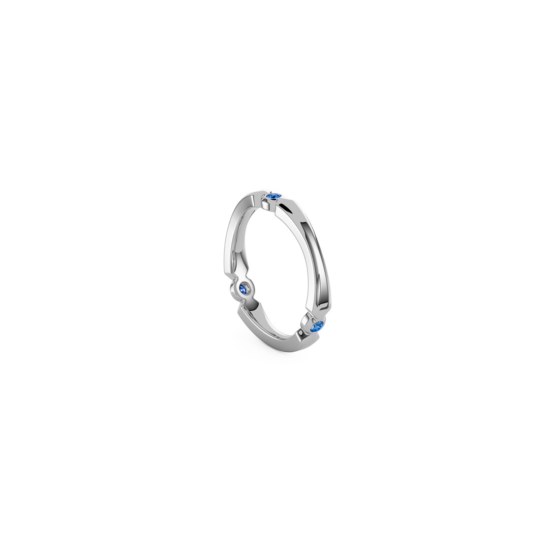 Lumen Stacker Band, silver