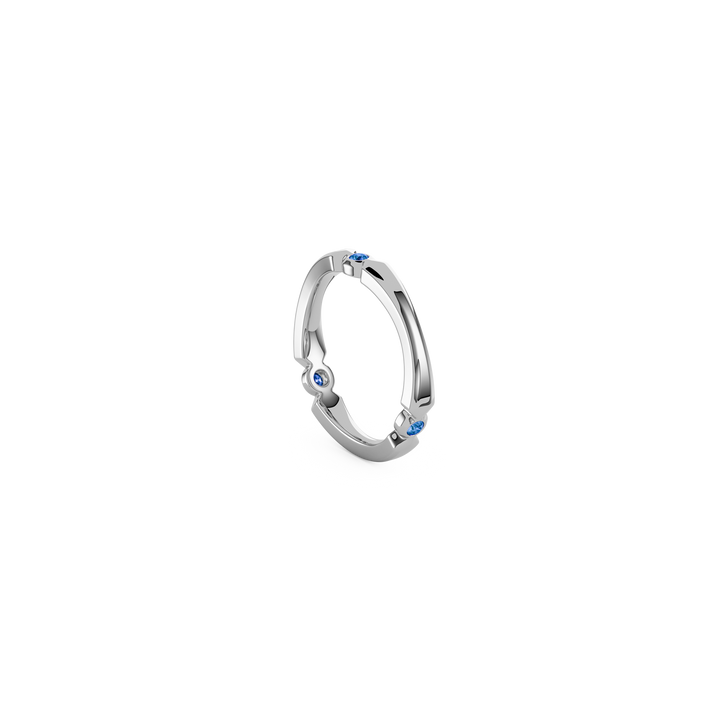 Lumen Stacker Band, silver