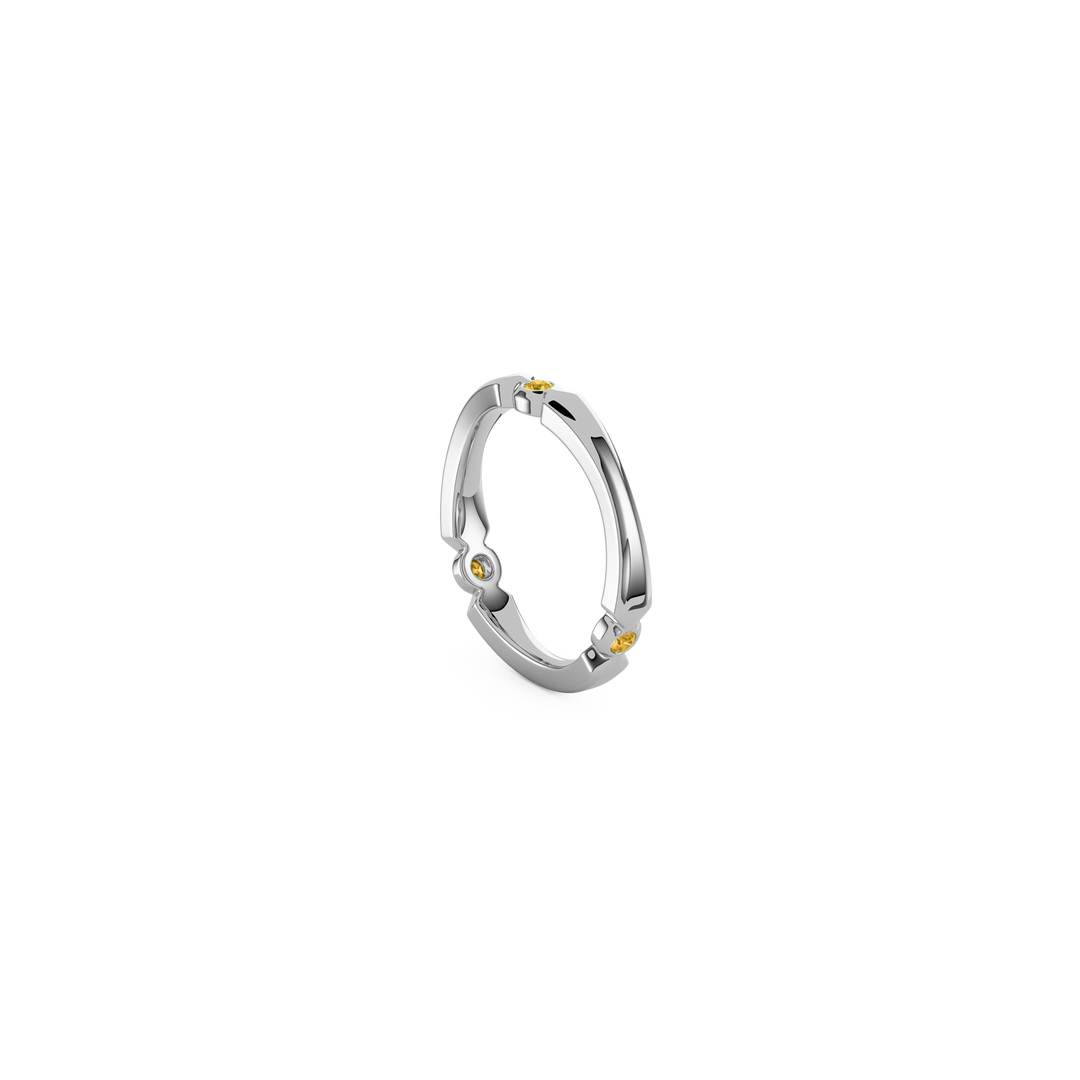 Lumen Stacker Band, silver