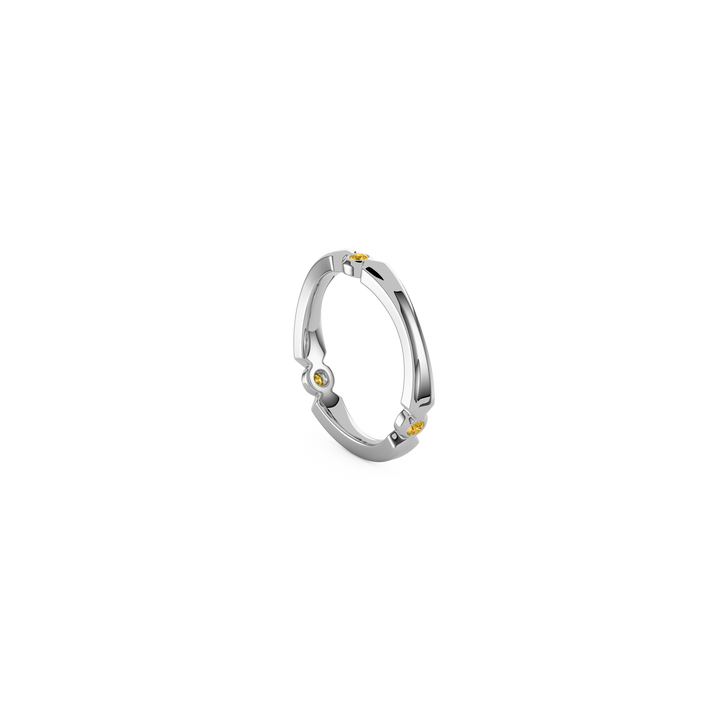 Lumen Stacker Band, silver