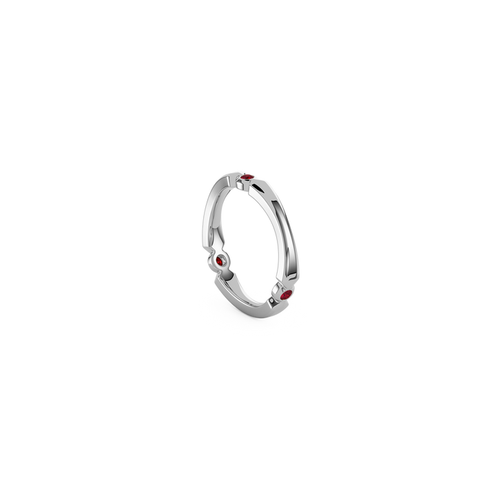 Lumen Stacker Band, silver