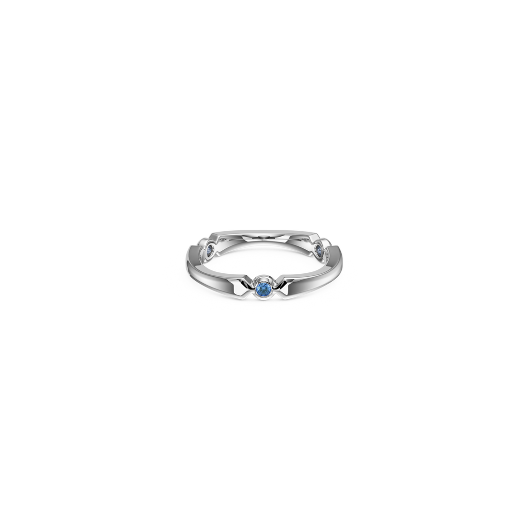 Lumen Stacker Band, silver