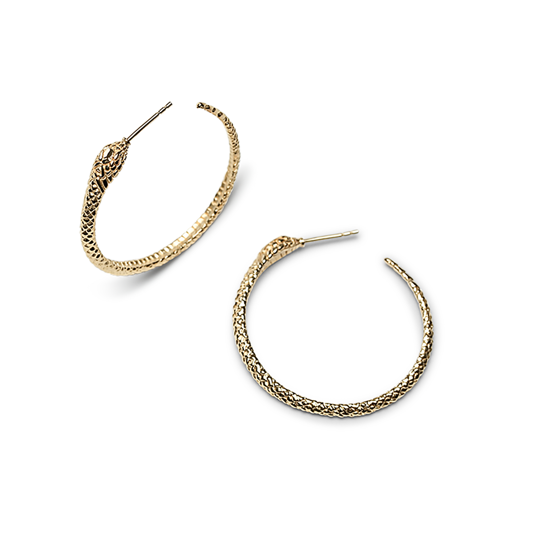 Skyspirit Hoops, 9k gold