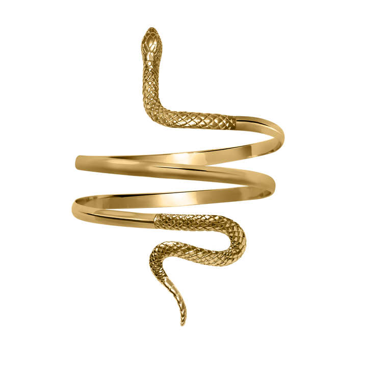 Venus Serpent Armlet, gold vermeil - I N Ï B O
