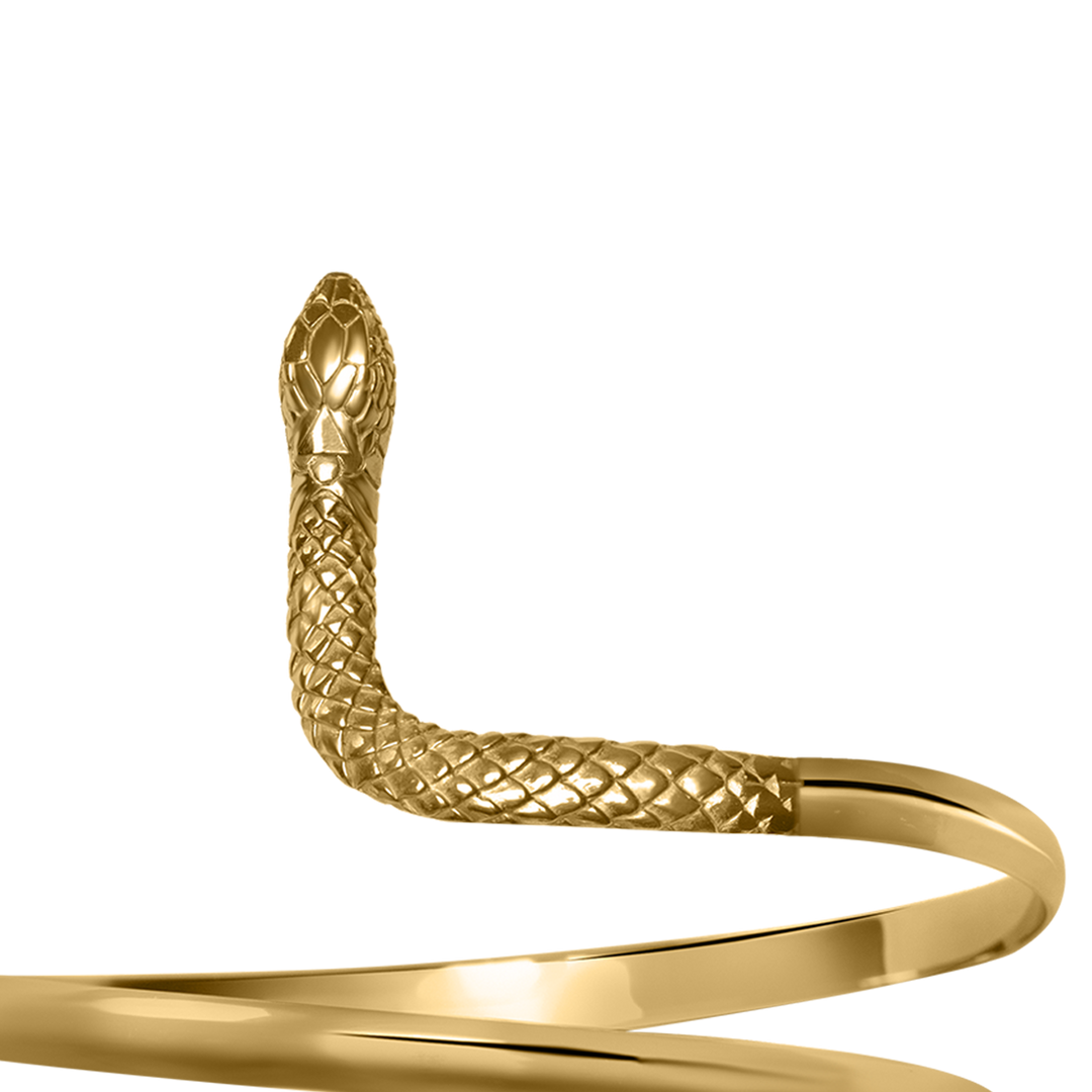 Venus Serpent Armlet, gold vermeil - I N Ï B O