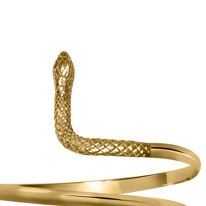 Venus Serpent Armlet, gold vermeil - I N Ï B O