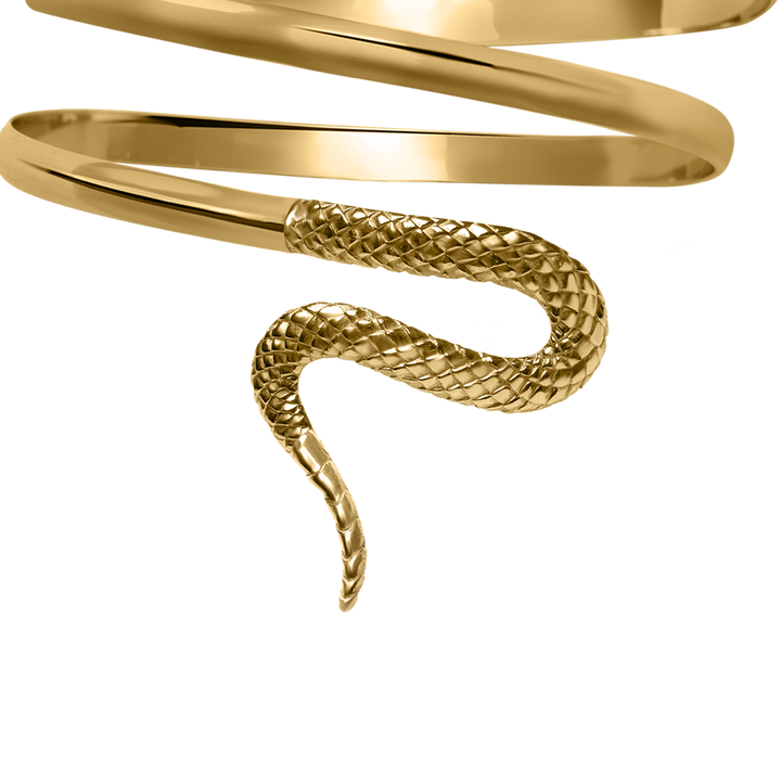 Venus Serpent Armlet, gold vermeil - I N Ï B O