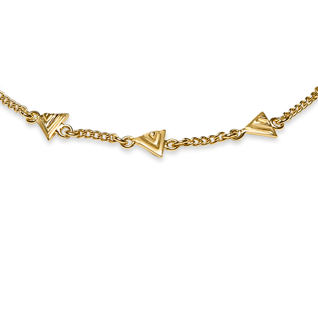 Vira Chain Bracelet, gold vermeil - I N Ï B O