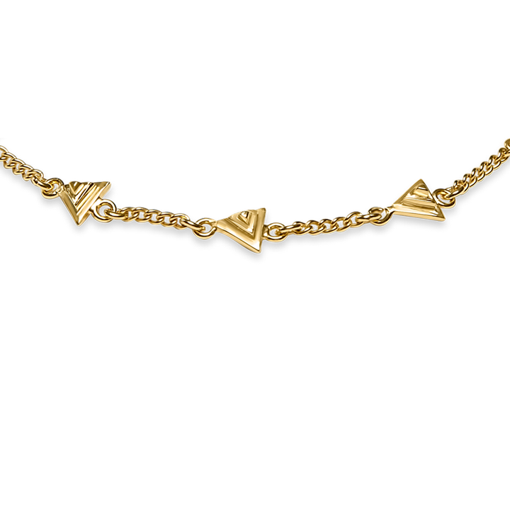 Vira Chain Bracelet, gold vermeil - I N Ï B O