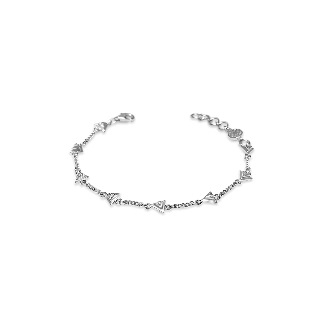 Vira Chain Bracelet, silver - I N Ï B O