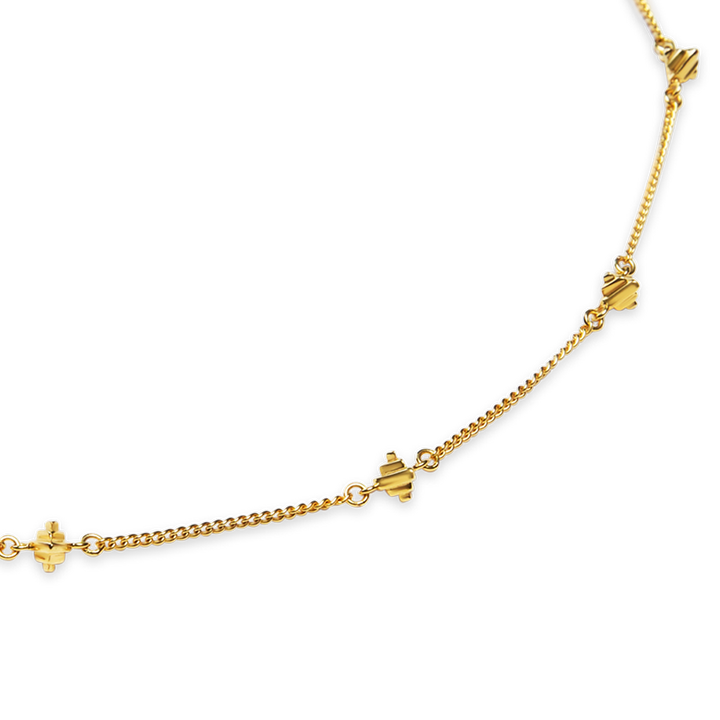 Vira Necklace, gold vermeil - I N Ï B O