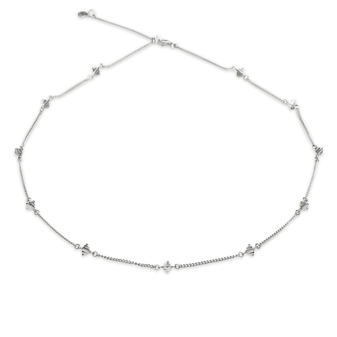 Vira Necklace, silver - I N Ï B O