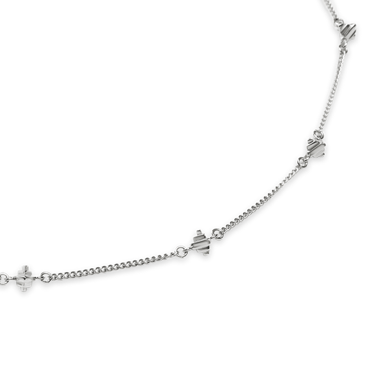 Vira Necklace, silver - I N Ï B O