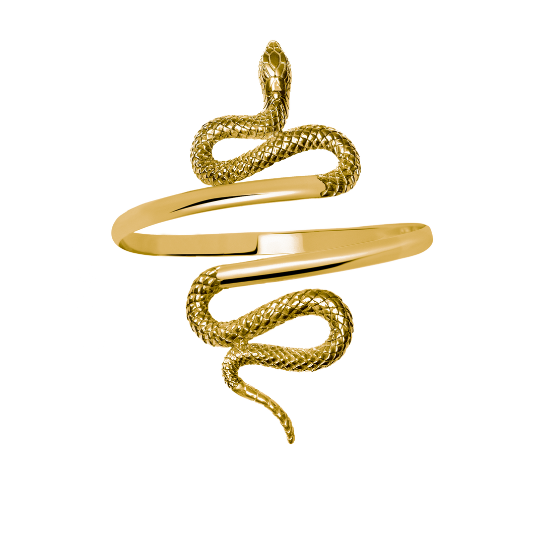 Electra Serpent Armlet, gold plated - I N Ï B O