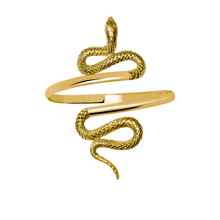 Electra Serpent Armlet, gold plated - I N Ï B O