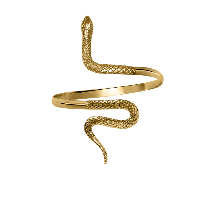Venus Serpent Armlet, gold vermeil - I N Ï B O